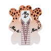 Modelli per unghie MollyLac leopardati, 500 pezzi