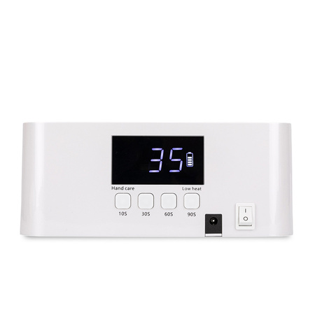Lámpara UV/LED para uñas de 36 W Molly Nails para esmaltes híbridos, geles y acrilogeles, inalámbrica, blanca, modelo V9BAT