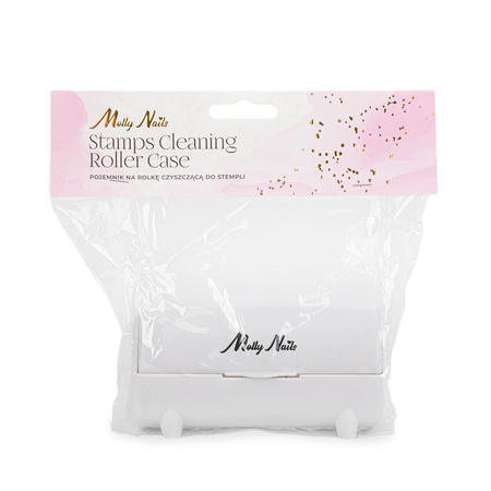 Recipiente con rollo de limpieza para sellos Molly Nails