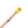 Stylo élégant MollyLac couleur or crème, orné d'un ananas décoratif