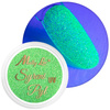 MollyLac Mermaid neon nail glitter, glows under UV light, 2.5 g jar, No. 1