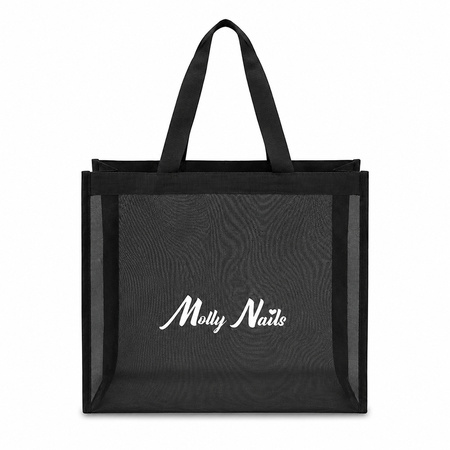 Sac à lunch en tissu noir MollyNails