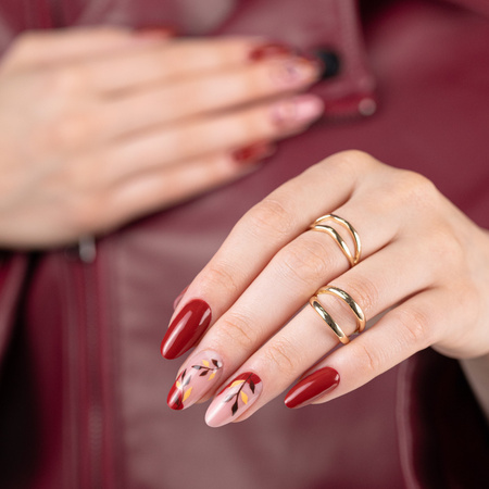 Lakier hybrydowy LED/UV Gel Polish The Trend Edit Nr 300 Dark Chocolate MollyNails HEMA/Di-HEMA Free 8g