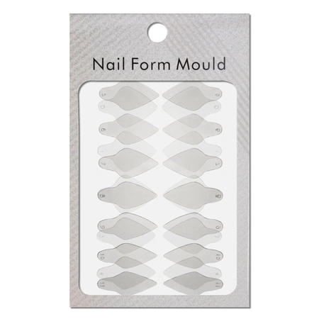 Moules autocollants en silicone pour Dual Form, pointe courte ST012-4 MollyLac, 24 pièces