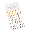Naklejki do paznokci cienkie samoprzylepne owoce F293