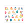 Wassertransfer-Nagelaufkleber zu Ostern BN-551