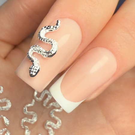 Adornos para uñas con serpientes en 3D Molly Nails SZ-152, 10 unidades