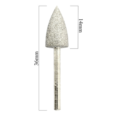 Fresa diamantata D-5 - cupola larga - argento
