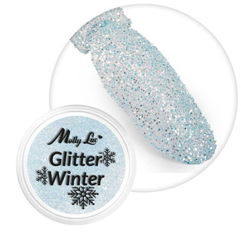Polvere per unghie MollyLac Glitter Winter 1 g n. 3