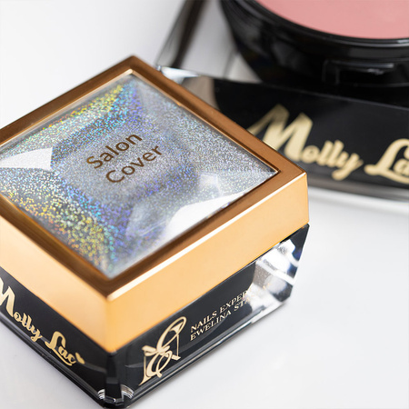 Gel espeso para la aplicación de uñas Salon Cover Soft Jelly de Ewelina Staszak MollyLac, sin HEMA ni Di-HEMA, 50 g