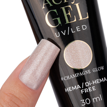 Polygel Acrylgel zum Aufbau und zur Verlängerung AcrylGel Molly Nails HEMA/Di-HEMA-frei Champagne Glow 30 ml