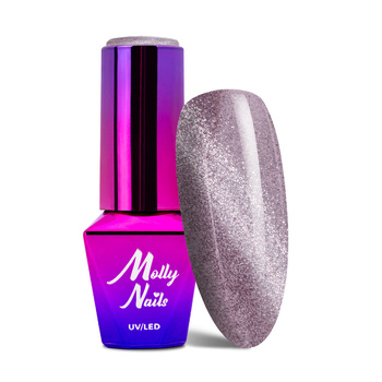 Smalto ibrido Molly Nails Cat Eye Womanity Steel 8 g n. 448