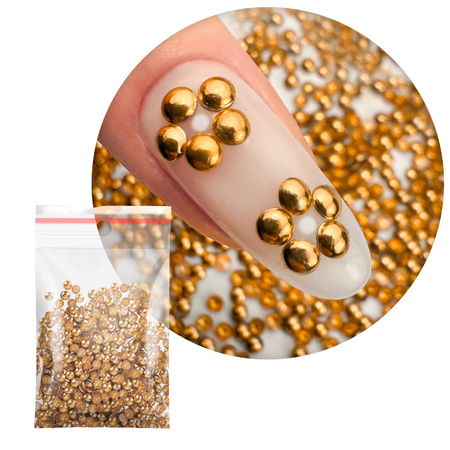 ShinePins: borchie lisce, decorazioni luccicanti per unghie, medie, NTN Premium n. 2, 5 g
