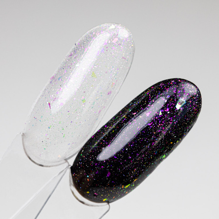 AlleLac Aurora HEMA/Di-HEMA-Free No-Wipe Top Glitter, 7 g