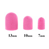 Capuchones para pedicura 7 mm, grano 60, 100 unidades, ABS Podo Allemed, rosa