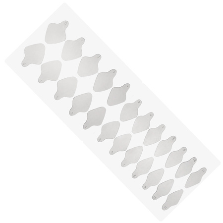 Self-adhesive silicone molds for Dual Form oval short ST012-2 MollyLac 24 pcs.