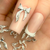 Adornos para uñas: lazos 3D Molly Nails n.º 1, 10 unidades
