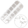 Schmuckkästchen mit Molly Nails-Verzierungen, silberfarben, 1000 Stück