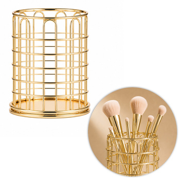 Portapennelli organizer color oro n. 8