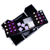 Trousse à maquillage M pour vernis à ongles Diamond 3D, blanche