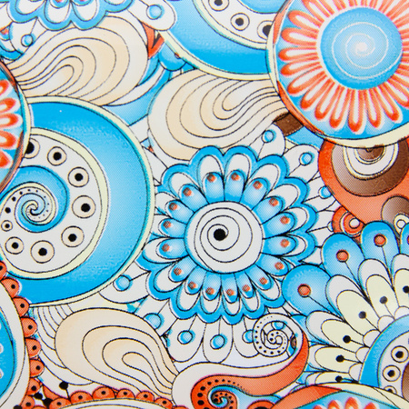 Pellicola transfer 100 cm paisley retrò n. 7