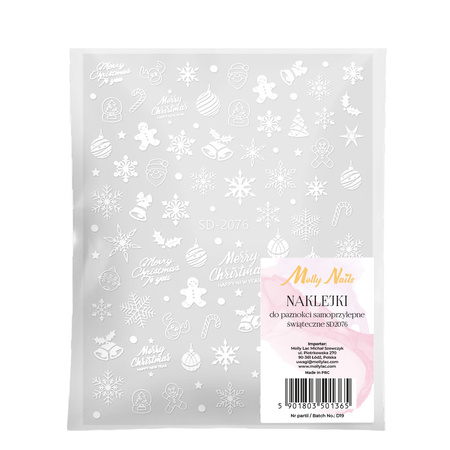 Adhesivos navideños para uñas Molly Nails SD-2076