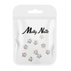 Adornos para uñas con flores en 3D Molly Nails K1124, 10 unidades