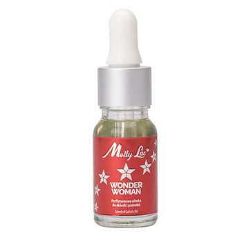 Huile parfumée pour les ongles Wonder Woman MollyLac Nail &amp; Cuticle Oil 10 ml