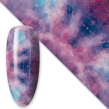 Lámina de transferencia para uñas de 80 cm Cosmic n.º 6