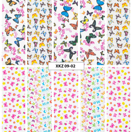 4 Seasons Transfer Films, 10 sheets, 100 cm each, XKZ-09-02