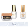 Molly Nails PRO MATCH SYSTEM 2+1 Clear: 2 geles de base + Doctor Top 15 g