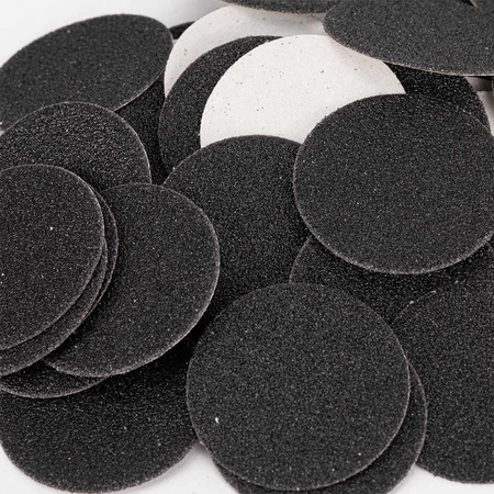 Disques abrasifs interchangeables, grain 150, pour PodoDisk, taille L, 25 mm, 50 pièces