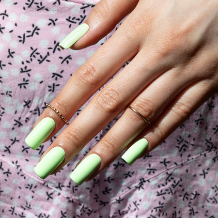 Molly Nails Fancy Fashion Mint Cocktail HEMA/Di-HEMA Free Hybrid Nail Polish 8g No. 337