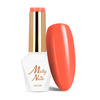 Esmalte híbrido LED/UV Gel Polish Molly Nails Power Flower n.º 721 Orange Velvet sin HEMA ni Di-HEMA, 8 g