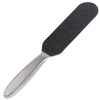 Pediküre-Raspel mit 10 austauschbaren Aufsätzen, 24,8 cm, aus Metall, silberfarben