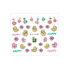 3D self-adhesive glitter Easter nail stickers BLE 1053D