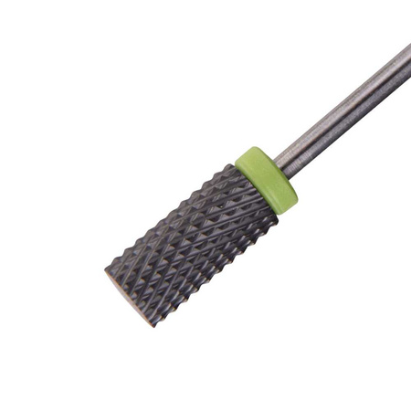 Black ceramic end mill, 3/32" large barrel, heavy-duty
