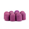 Capuchons pour pédicure 13 mm, gradation 150, 10 pièces, Fabric Podo AlleMed, violet