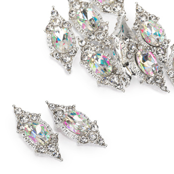 Molly Nails 3D crystal nail decorations No. 2, 10 pcs