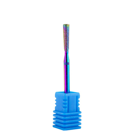 Fraise diamantée Unicorn arc-en-ciel, étroite et biseautée, n° 13