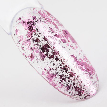 MollyLac Metallic Nail Dust Alu Flakes Intriguing Pink 0.2 g No. 4