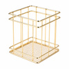 Support de rangement pour pinceaux, doré, n° 4