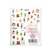 Autocollants pour ongles fins et autocollants de Noël Molly Nails MS-C263