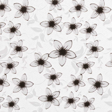 80 cm Flower White Nail Transfer Film No. 2