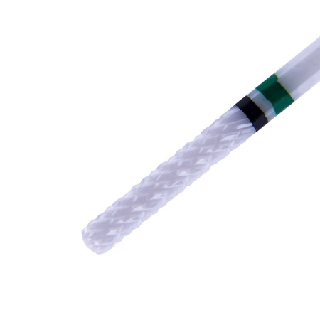 Fresa cerámica de precisión para cutículas (manicura y pedicura), recta, n.º 6