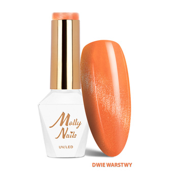 Cat Eye Pastel No. 276 Tangerine Molly Nails HEMA/Di-HEMA-Free LED/UV Gel Polish 8g