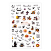 Adesivi per unghie sottili autoadesivi Halloween R231