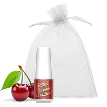 Huile spéciale pour les cuticules et les ongles, parfum cerise, en flacon de 5 ml