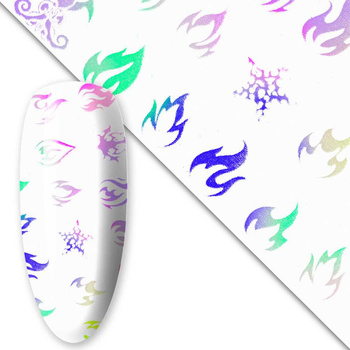 Luminous Flames UV-reactive transfer film, 100 cm, No. 7