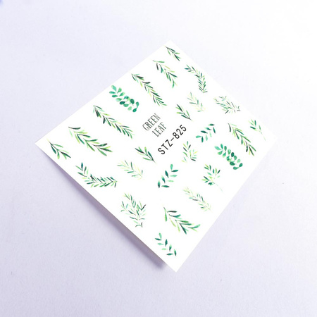 Water decals for nails, leaves STZ-825